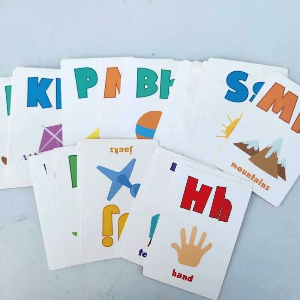 Playskool Alphabet Words Vocabulary Flash Card Educational Learning Cards Game T